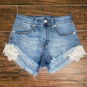 Mossimo Jean Shorts with Lace
